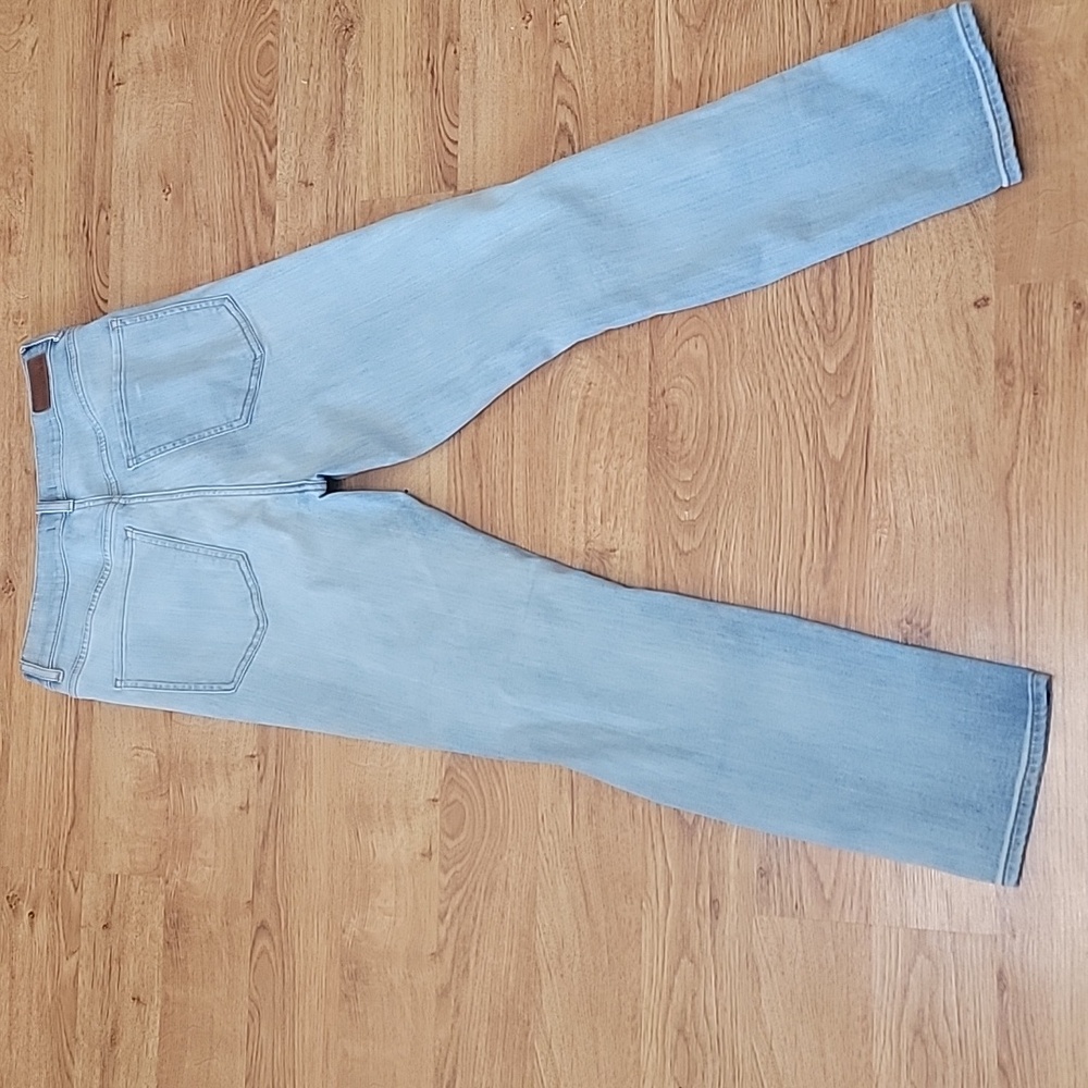 Express Light Blue Slim Super High Rise Jeans Size 6 - Picture 6 of 10